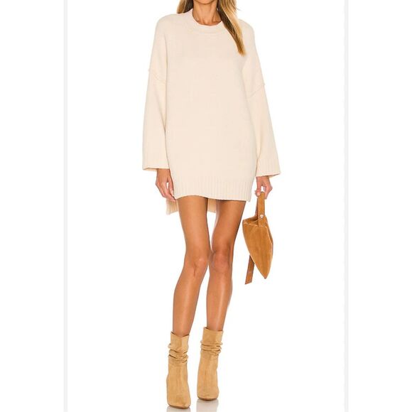 Free People Cream Crew Neck Sweater - Picture 5 of 11